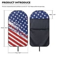 thumbnail image 6 of Uorisanigo American Flag Seat Covers for Cars Front Seats Only Waterproof Soft Auto Seat Covers Anti-Slip Car Seat Towel Cover Universal for Auto Truck Van SUV, 6 of 6
