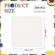 thumbnail image 2 of Uxcell 200 Pcs Hojas de Papel encerado para Alimentos, 8.7 x 8.7 Pulgadas, Papel para Envolver a Prueba de Grasa, Forros para Cestas de Comida para Sándwiches y Hamburguesas, Blancas, 2 of 7