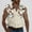 Khaki, variant on CLOISE Summer Tops for Men Sleeveless Sleeveless Big and Tall Shirts with Pockets Collared Casual Pullover Tank Tops Color Block Blouses Black