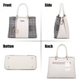 thumbnail image 4 of Bolso de mano KURGOOL para mujer con asa superior, bandolera y hombro, piel sintética, 4 of 8