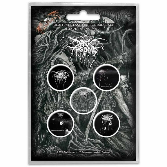 Darkthrone Button Badge Set (Set of 5)