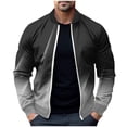 thumbnail image 2 of LOVZFMLL Jackets for Men Pullover Sweater Stand Collar Elastic Solid Color Half Sweater For Men Stand-up Collar Sweater, 2 of 4