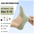 thumbnail image 4 of LDU No Show Socks Women, Ultra Thin Mesh Breathable Fabric Invisible Non-Slip Socks, 6Pairs, 4 of 7
