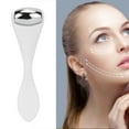 thumbnail image 3 of SOONEL Eye Massage Roller Improve Skin Skin Care Tool Stainless Steel Roller Eliminate Puffiness-White, 3 of 10