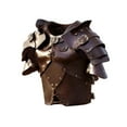 thumbnail image 4 of Body s PU Leather Cosplay Vest Retro Style Embossed  s brown, 4 of 7