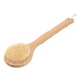 thumbnail image 4 of Bath Body Brush Long Handle Bamboo Natural Boar Bristle Soft Exfoliating Back Scrubber Shower Brush, 4 of 4