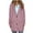 Pink, variant on ZVNAΖH Women's 2025 Spring Fall Long Blazer Jackets Long Sleeve Lapel Pockets Loose Fit Work Casual Blazers Outerwear