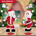 thumbnail image 4 of Muñeco de peluche de Papá Noel que baila Navidad con canción en inglés, 4 of 7