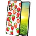 thumbnail image 1 of Compatible with Samsung Galaxy A02S(US Model) Phone Case, strawberry-berries-7 Case Silicone Protective for Teen Girl Boy Case for Samsung Galaxy A02S(US Model), 1 of 1