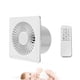 thumbnail image 4 of 6Inch Adjustable Speed Frequency Conversion Ventilator Fan Exhaust Fan with Remote Control for Bath, 4 of 5