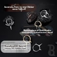 thumbnail image 4 of Spike 16G Septum Rings - 316L Stainless Steel Nose Rings Hoops for Women Men Helix Piercing Jewelry Tragus Daith Conch Cartilage Hoop Earring 14K Gold Plated/Silver 8 mm/10 mm, 4 of 12