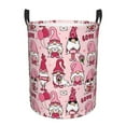 thumbnail image 2 of Goofa Garden Gnomes Printed Circular Hamper,Laundry Basket with Handles,Storage Baskets Foldable,Large Capacity Laundry Hamper-Medium, 2 of 8