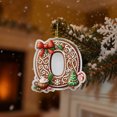 thumbnail image 6 of Gingerbread Alphabet Letter Ornament, Custom Initial Ornaments A-Z Monogram Hanging Decoration - Xmas Tree Hanging Ornament for DIY Crafts - Letter O, 6 of 6
