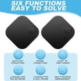 thumbnail image 2 of HLONK 2 x GPS Locator  Mini Anti-Lost Tracker  Kids & Pet Tracking Device Coin Cell Battery 1.49 inches, 2 of 7