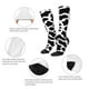 thumbnail image 3 of Balery Cow Print Black White Calcetines novedosos Calcetines deportivos Calcetines hasta la rodilla Calcetines de algodón Calcetines originales y geniales, 3 of 6