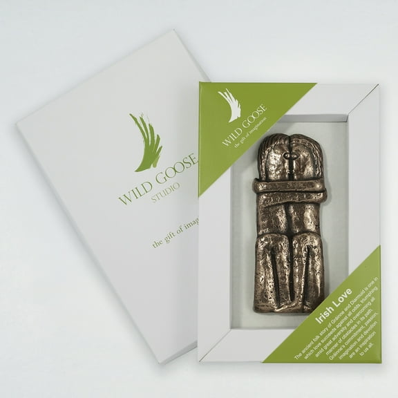 Wild Goose Studio Export Ltd. Store of Ireland Irish Love Bronzed Wall Plaque -11" Tall
