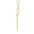 thumbnail image 2 of ANGARA Natural Solitaire Diamond Cross Pendant in 14K Yellow Gold for Women (Size-3.8mm| Color-H| Clarity-SI2) | April Birthstone, Anniversary, Jewelry Gift for Women | Natural Diamond Necklace, 2 of 9