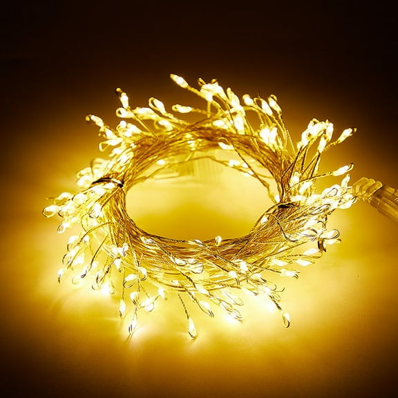 Firecracker Fairy Lights Plug in, 200 Led Fairy String Lights 20Ft Mini Fairy Lights Small Twinkle Lights Waterproof Fairy Lights for Bedroom Outdoor Indoor Wedding Decorative
