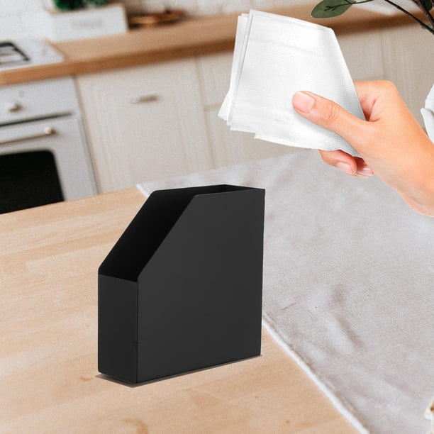 Servilletero de acero inoxidable perfecl Dispensador de pañuelos organizador moderno