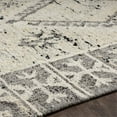 thumbnail image 6 of Surya Bremen 106x144" Rectangle Contemporary Wool Rug in Cream/Gray, 6 of 7