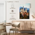 thumbnail image 5 of Elephant Stock Neuschwanstein Castle Grounds Wall Art - Vertical Canvas Wall Art - Living Room Wall Decor - Architecture Canvas - Beige And Brown Decor - 8" x 12", 5 of 8