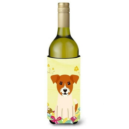 

Easter Eggs Jack Russell Terrier Wine Bottle Beverge Insulator Hugger