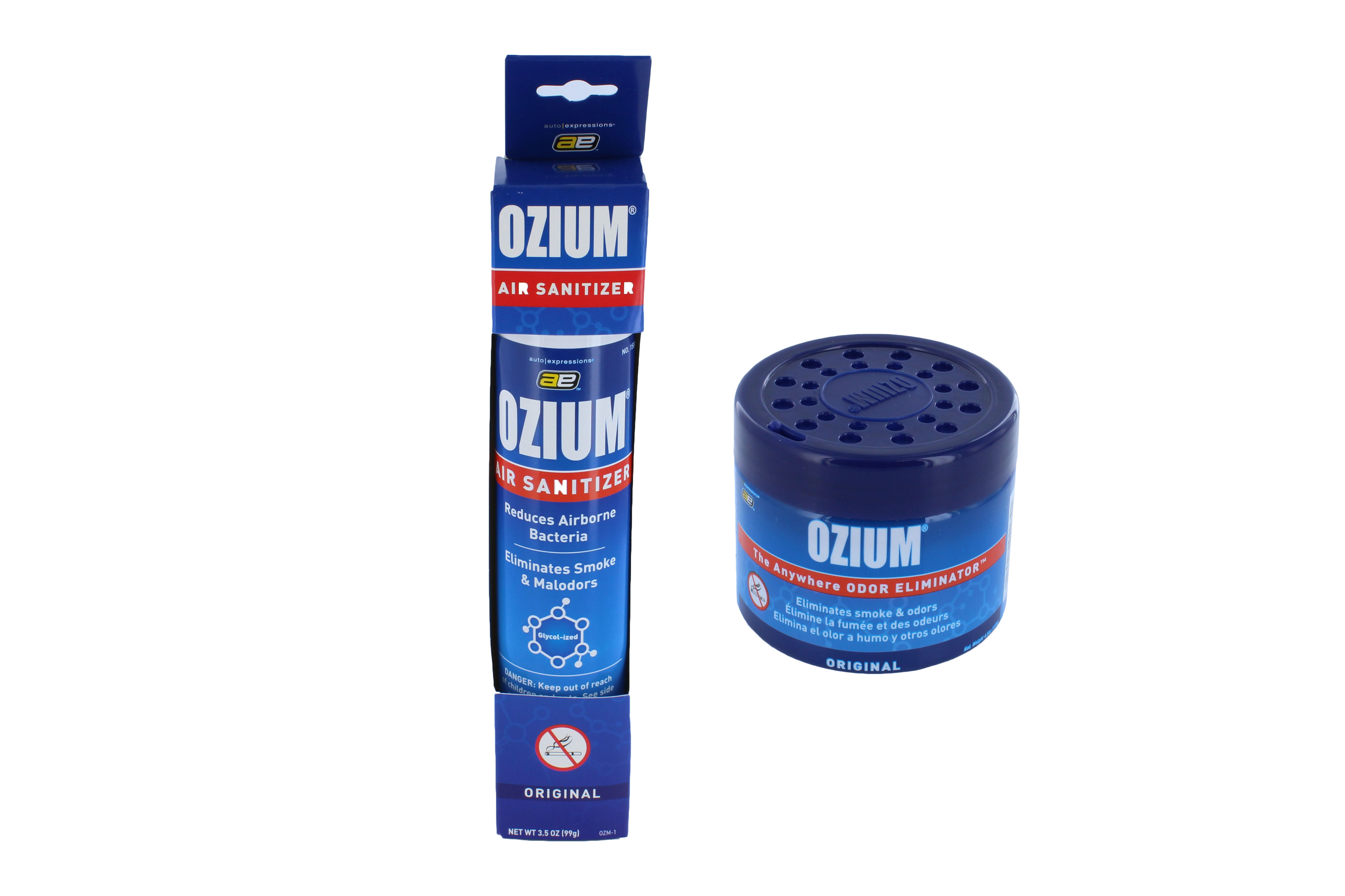 OZIUM Original 3.5oz Spray (OZM1) with 4.5oz Original Gel (804281