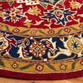 thumbnail image 3 of SAFAVIEH Classic Roderick Oriental Wool Area Rug, Red/Navy, 7'6" x 9'6" Oval, 3 of 10