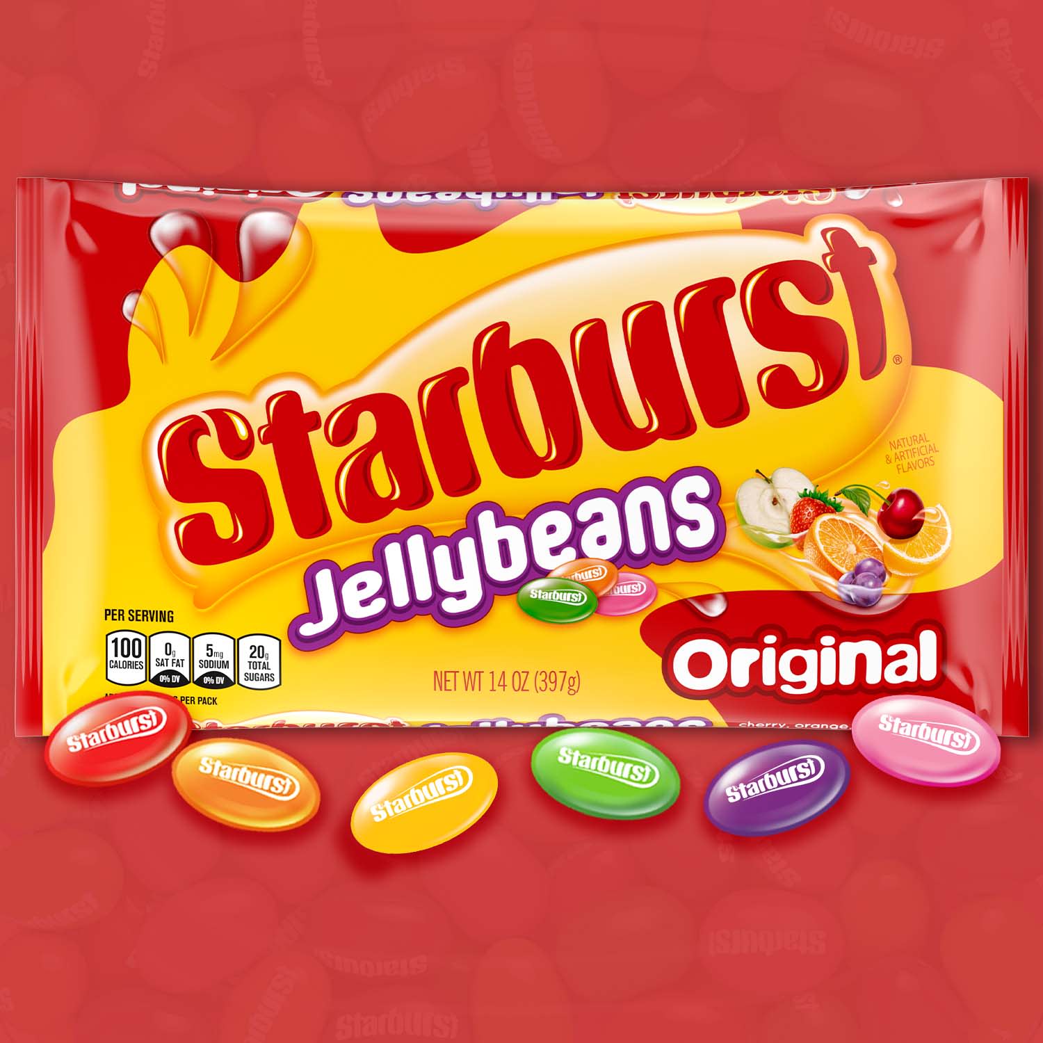 Starburst Original Jelly Beans Chewy Candy - 14 oz Bag - image 3 of 15