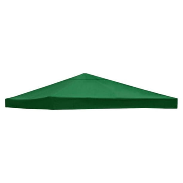 Bearachild Cubierta del dosel Carpa de pícnic Cubierta del componente del techo Piezas Accesorios de cenador Accesorio de repuesto beige de Jardín y Patio Verde oscuro/Único