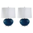 thumbnail image 3 of Blown Glass Oval LED Table Lamp In Grey - Set of 2 by Elk Home 307G/S2-LED in Gray Finish, 3 of 3