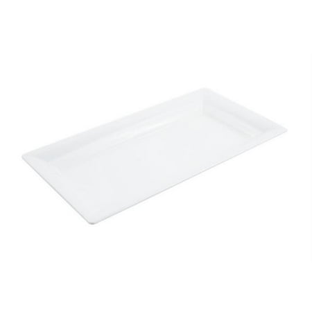 

Bon Chef 53403WHITE 19.12 in. x 10.37 in. x 1.87 in. Melamine Display Pan White