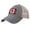 Grey, variant on Mens Trucker Cap Canada Flag Print With Mesh Back Faded Gray Adjustable Outdoor Casual Headwear