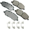 thumbnail image 2 of Akebono Ultra-Premium Ceramic Front Disc Brake Pads, GREY, 2 of 4