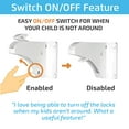 thumbnail image 6 of 21 Magnetic Cabinet Locks 3 Keys, Child Safety 61-Piece Kit, Magnet Locks with New Upgraded Adhesive, Easy Installation, No-Drill Baby Proofing Locks to Childproof Cabinets & Drawers, 6 of 7