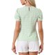 thumbnail image 3 of Edición INSPIRE CHIC Camisetas Vintage de Cuadros para Mujeres con Mangas Cortas Abullonadas y Cuello Redondo Camisa Blusa S Verde Claro, 3 of 6
