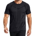 thumbnail image 4 of Big and Tall Mens Athletic Muscle Tee Quick Dry Crew Neck Moisture-Wicking Workout Shirt Fathers Gift M-5XL, 4 of 4