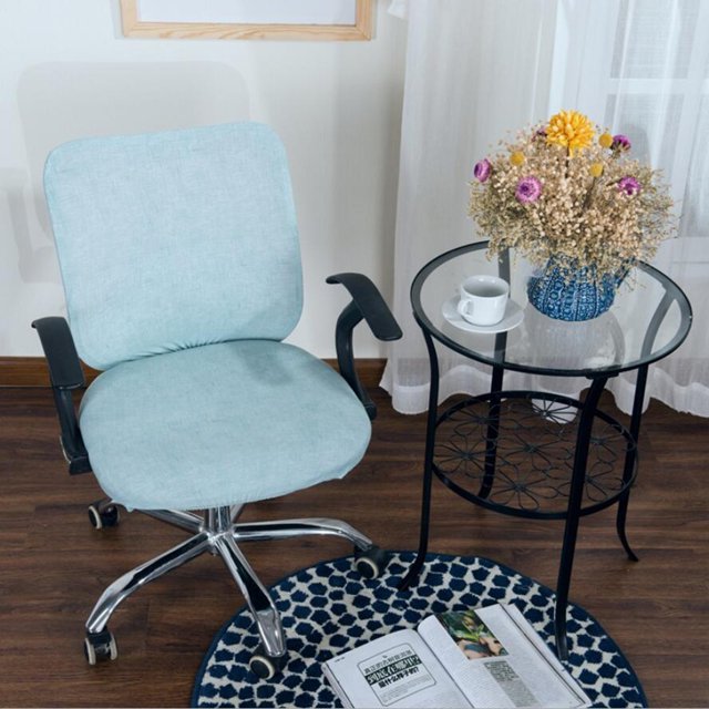 Funda para asiento de oficina, Funda para silla giratoria, Funda para silla de poliéster, Funda para sillón, Funda para silla de oficin Soledad Funda para silla de ordenador de oficina