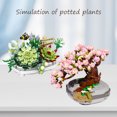 thumbnail image 2 of Eternal Flower Pot Plant Building Blocks Set Flores Artificiales Kits De Construcci贸n Diy Mini Potted Plant Blocks Modelo 3D Building Toy Gift Para Ni帽os Adultos Adolescentes, 2 of 7