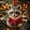 color#4, variant on Meggemo Seasonal Reading Fox Raccoon Christmas Tree Hanging Ornament Cute Bookworm Animal Festive Holiday Home Decoration