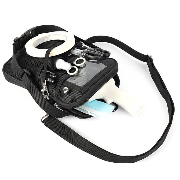 Injueey Bolsa de enfermera 4 en 1, Kit médico, bolsa práctica con múltiples compartimentos, soporte para cinta, correa para el hombro y correa para la Almacenamiento y organización del hogar Injueey HA021040-00