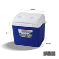 thumbnail image 2 of Hielera Portátil 15L Mediana Profesional Conservador Camping Marthing Conservadora de Alta Resistencia para Alimentos y Bebidas ideal para Viajes, Playa, Camping, Picnic Azul y Blanco, 2 of 9