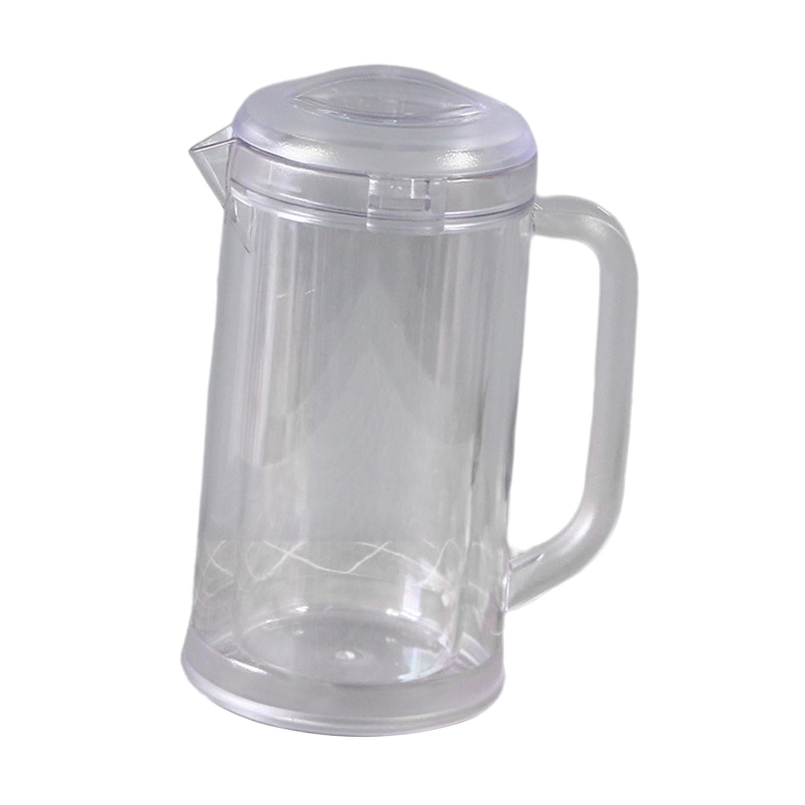 Fiocias Water Jug Fridge Jug Pitcher with Handle Shatterproof Drink Dispenser Teapot for Clear