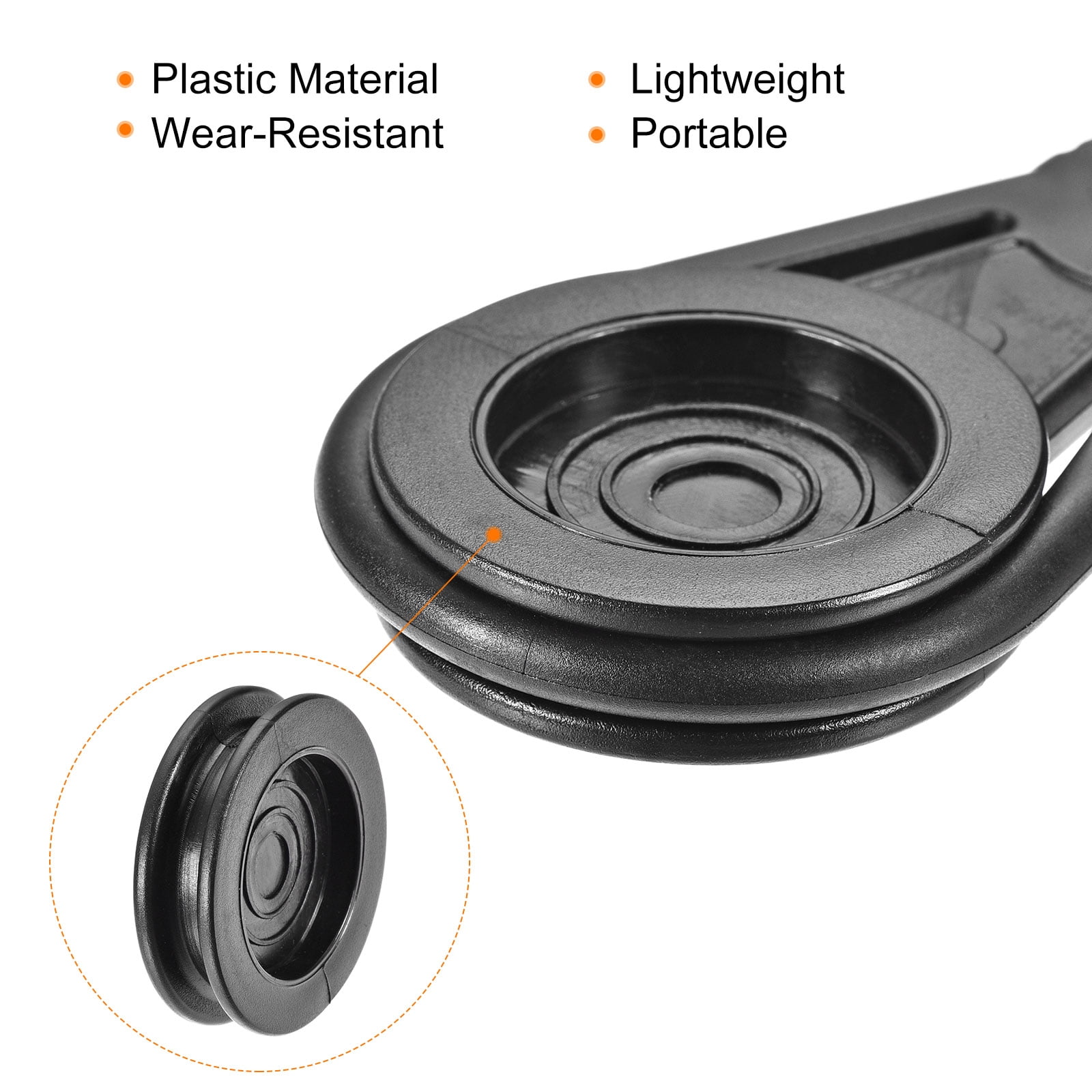 TenaLucy 10 Pièces Clips De Bâche,Pince Pour Bache Pince Bache Piscine Clips De Fixation Bache Tendeur Bache Clip De Bâche Tente Clip De Tente Attache Bache,pour Tentes Auvents Bannières(Noir