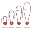 thumbnail image 3 of HLONK Metal Heart Shaped Padlock Locks Password Padlock Long Wire Rope-Lock for Lovers, 3 of 21