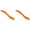 Orange*2, variant on Lssam Wrapping Paper Cutter Sliding Tool with Hidden Blade Safety & Back Slitter Design for Gift Wrap Rolls Craft Paper Carbon Fiber Window Film 1 Pack