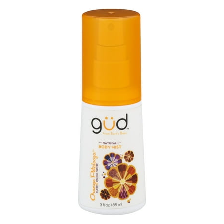 Gud Orange Petalooza Natural Body Mist, 3 Fluid Ounce