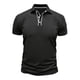 thumbnail image 4 of pstuiky camisetas de hombre, Camisa informal de manga corta con botones y cuello vuelto para hombre camisas casuales para hombre xxl, 4 of 6