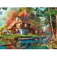 thumbnail image 1 of Rompecabezas Buffalo Games Autumn Watermill 1000 piezas, 1 of 6