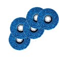 thumbnail image 3 of 5Pcs 100Mm Strip Disc Wheel Paint Rust Removal Cleaning Polishing Pad Blue, 3 of 8